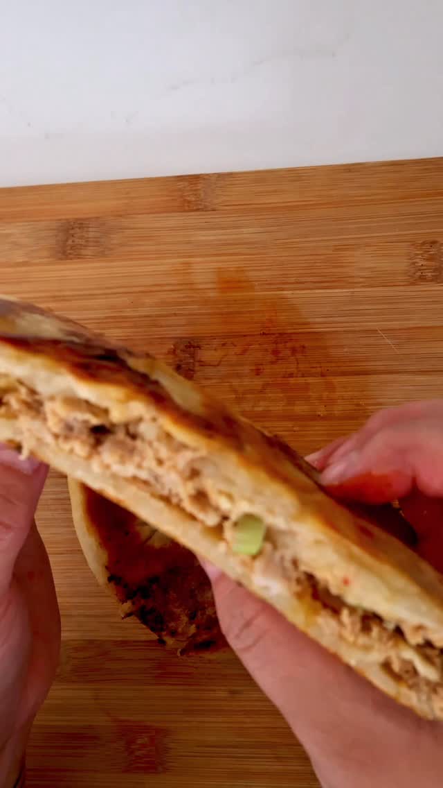 National Sandwich Month: Day 8 Gyoza 🥟… but make it a sandwich!
All the flavours of your favourite Japanese dumpling in sandwich form.
Juicy seasoned pork and cabbage filling with garlic, ginger, scallions, and sesame oil. Pan-seared until golden and tucked between crispy flatbread-style wrappers, then drizzled with soy-vinegar dipping sauce and chili oil.
It’s savory, garlicky, and umami-packed. It’s the gyoza we love, just reimagined for your hands instead of chopsticks.
🥪 Follow along for the next sandwich!
#SandwichMonth #Gyoza #JapaneseFood #FoodShorts #NationalSandwichMonth