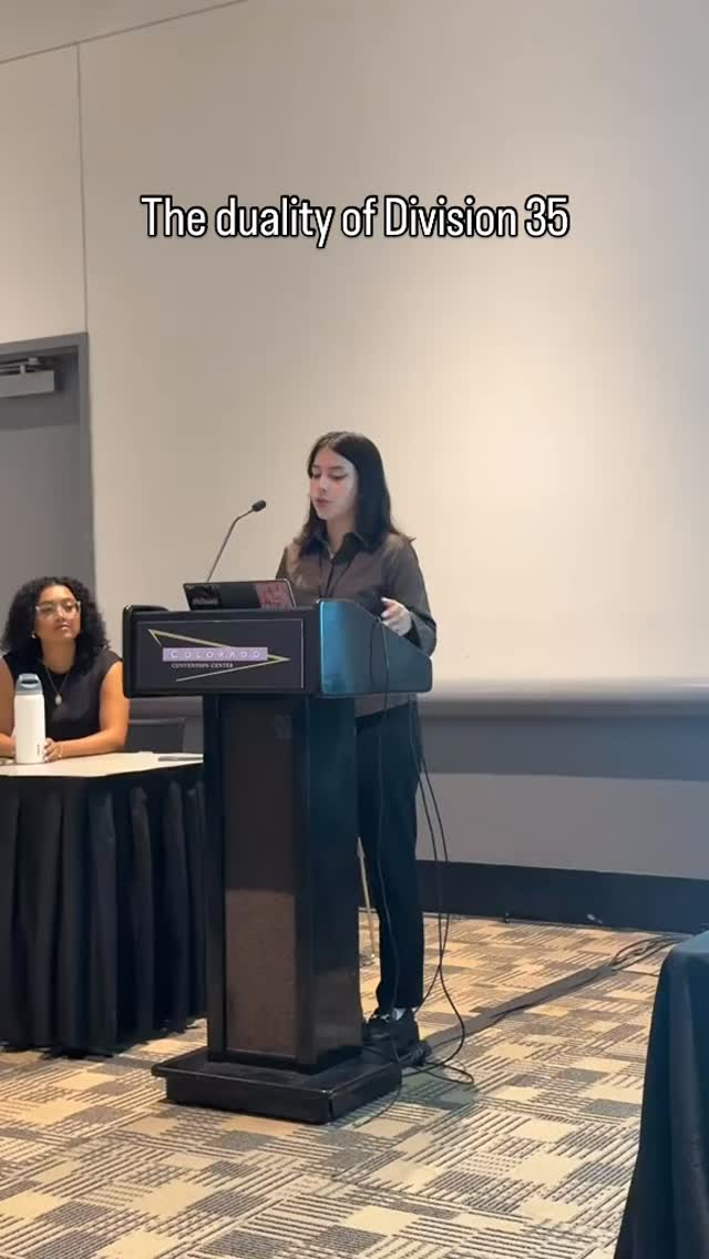 In Division 35, we know the power of duality 💃🏽📚
We work hard—contributing to the field of intersectional feminist psychology with research, advocacy, and action—and we also know the importance of joy, celebration, and community. The annual dance is our time to come together, support one another, and honor the connections that sustain our work. Here’s to showing up fully—on the conference floor andthe dance floor. ✨💜
Thank you to all who came out to join us at the annual dance last night.
#FeministPsychology #CommunityCare #APADance #apadiv35 #dancetherapy #americanpsychologicalassociation #intersectionalfeminism