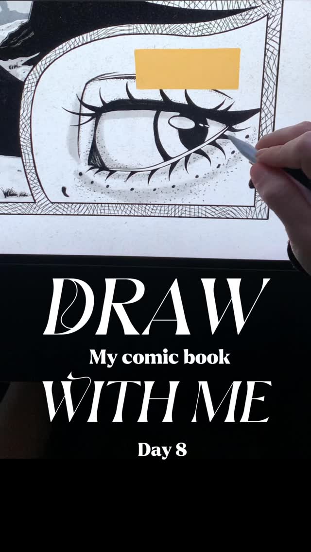 Ran out of phone space so couldn’t film more, but I got a second phone now and my setup’s way better!
Drawing an eye panel. I usually start out really messy and then refine….a lot.
My comic’s about a fugitive soul stuck in 1920s Chicago, reliving a murdered woman’s last night while dodging demons and trying to remember who she really is.
If you like dark fantasy with a bit of mystery, you might want to stick around.
Thanks for watching, friends🖤
🔔 Sign up to be notified when the Kickstarter launches at darktimecomic.com
#indiecomic #comicbookart #darkart #drawing #darkfantasybook #gothic #manga #comicbooks #illustration #booktok
