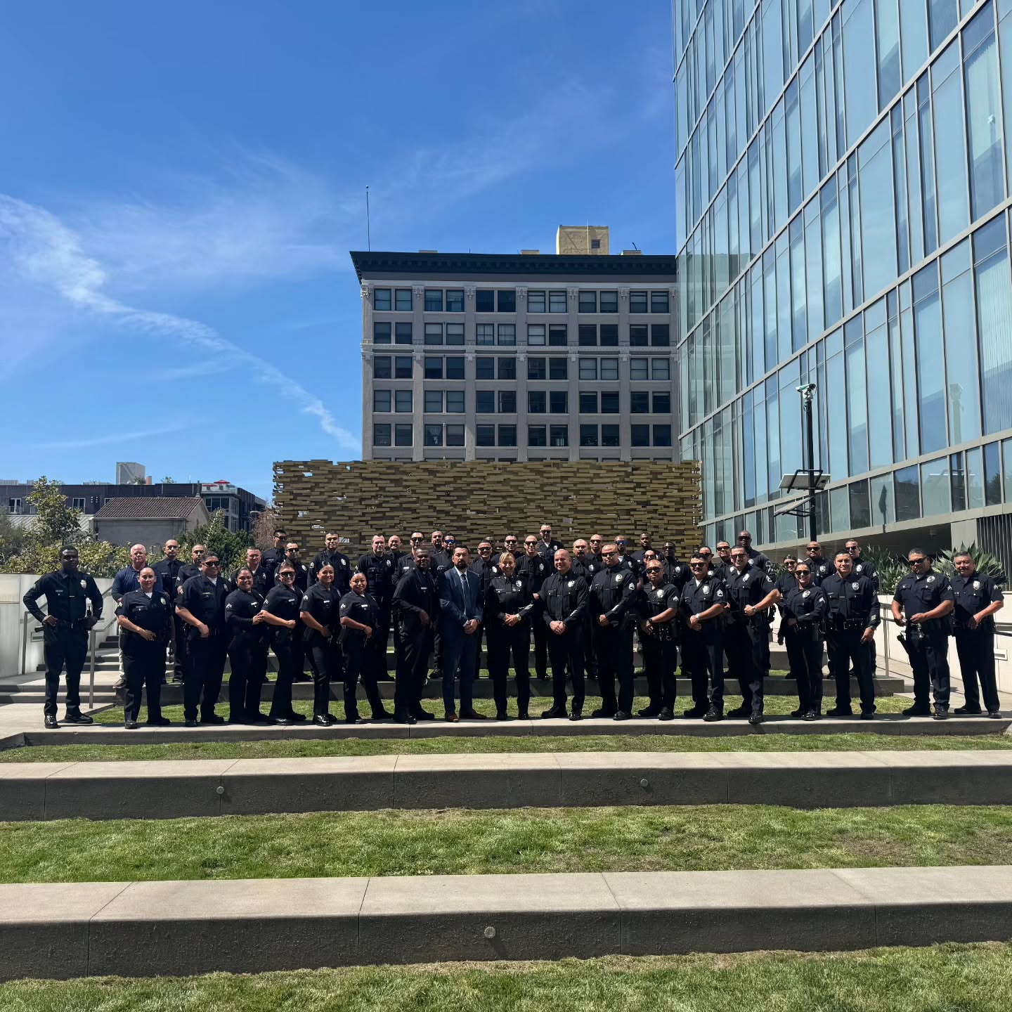 CSP officers from around the city gathered at Police Headquarters to celebrate promotions and welcome new additions to the CSP team.