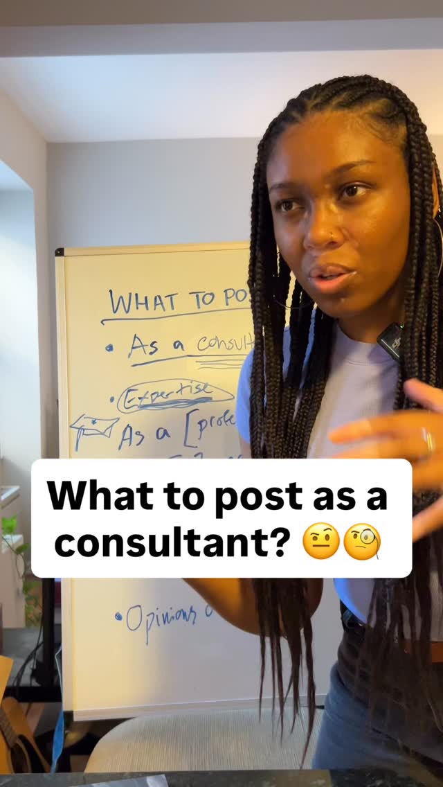 Third and final part of “what to post as…”
Today we’re talking about consultants and coaches. Since you don’t have a “product” that you can show, you want to lean into what you do have: expertise, knowledge.
People are afraid that AI will replace all that hard work you did but between a robot and a human, we’re still picking humans by the landslide.
So give us instructions, help us learn how to advance in life, show us your expertise to build trust, and when it comes time to buy, we’re going to think of you.
#marketing #businessgrowth #socialmediamarketing #businessowner #marketing101
