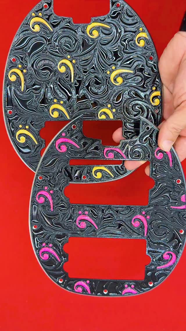 Handmade Custom Pickguard by @alperiouspickguard #alperiouspickguard #ernieball #musicman #stingraybass #handmadepickguard #custompickguard #pickguard #guitar #bassguitar #musician #instagram #instamood #musicforlife