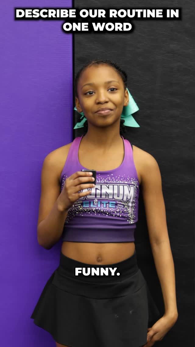 GOOD MORNING ☀️ ✨💜💥💎
Our Platinum Elite athletes described their routines in ONE word… and let’s just say this season is about to be NEXT LEVEL! 🔥 From powerful stunts to clean tumbling, we’re coming for it all!
👀 Drop YOUR word in the comments — what do you think our routines are going to look like this season?! ⬇️
#PlatinumEliteAllStars #CheerLife #NextLevel #StoneMountain #Lawrenceville #GaCheer #GAFamilies #GeorgiaKids #GAAthletics