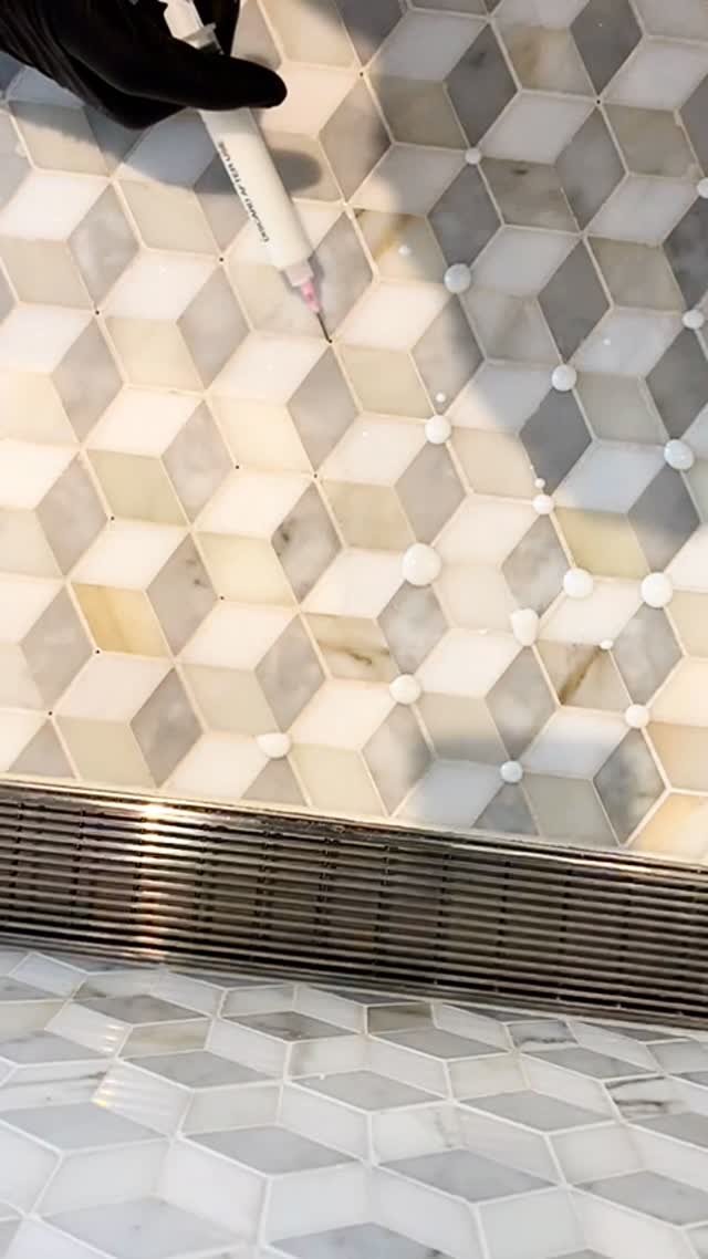 Stabilizing every marble piece in a shower is one of the most important steps in our process. This ensures long-lasting results for our clients and provides a non-demolition solution.
#marbleshower #luxuryrestauration