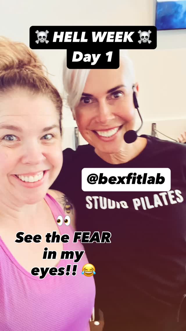 Day 1 of HELL WEEK done!
Thanks to @bexfitlab and @amy_loves_pilates for each leading a great class! #evelynjack #pilates #startingoveragain #hellweek