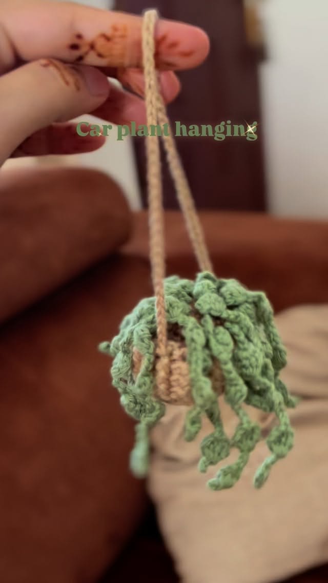 Car hanging #crochet