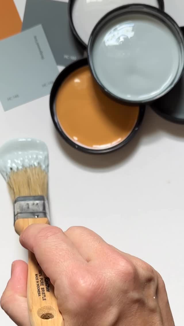 Benjamin Moore Wedgewood Gray.  Love the color - hate the name. 
Why? This shade is actually more of a mixture of a mid tone blue and green with a slight gray undertone. 
Where wouId we use it? 
We love it in the bedroom - especially south or west facing where the blue tones cool off the space in the evening and create an airy and calm atmosphere.
It’s also beautiful on an a front door or exterior shutters against warm white walls.
Pair Wedgewood Gray with a soft white like Benjamin Moore Swiss Coffee, moody shades of slate or blue/gray like Benjamin Moore Knoxville Gray, and pumpkin tones like Benjamin Moore Butterfor a splash of color.
For more Benjamin Moore paint color reels and advice don’t forget to save your favorites and follow along!
#interiordesign #interiorpaint #homedecor #paintcolorinspiration #paintcolor #paintcolors #benjaminmoore #paintcolorconsultant #paintcolorinspiration #designinspiration