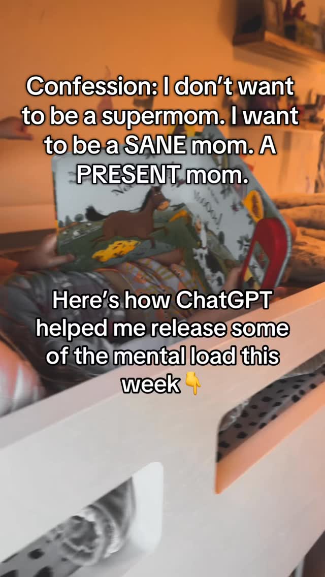 The Mental Load Offloaded ✨
As a busy working mom, starting a new week used to feel intimidating. Now i use ChatGPT to:
➡️ Manage my inbox