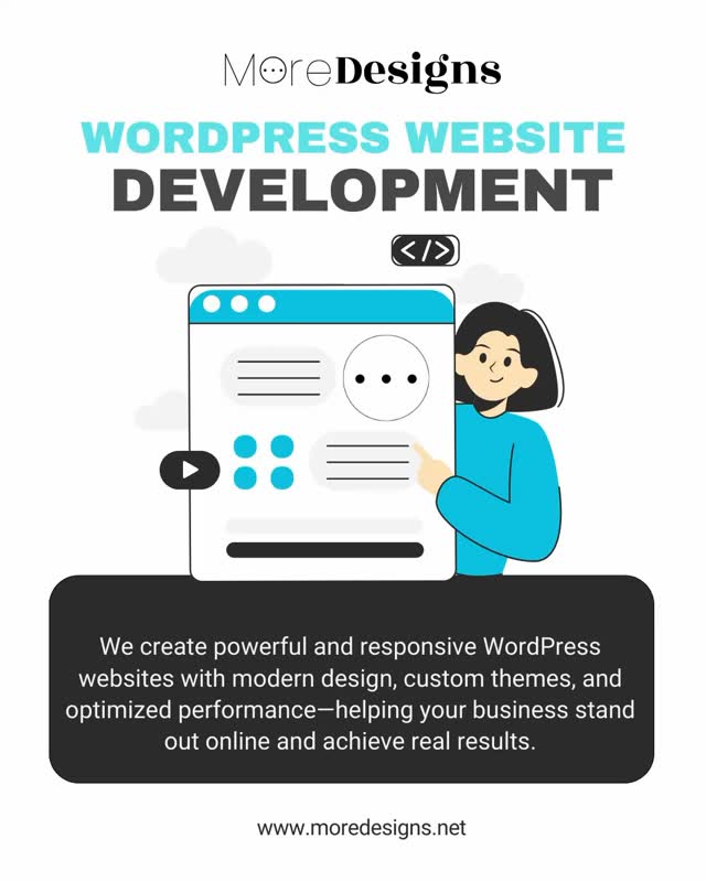 👉🏻We create powerful and responsive WordPress websites with modern design, custom themes, and optimized performance—helping your business stand out online and achieve real results.
www.moredesigns.net
#WordPress #WordPressDevelopment #WordPressDesign #WebDesign #WebDevelopment #WebsiteDesign #WebsiteDevelopment #CustomWordPress #ResponsiveDesign #BusinessWebsite #OnlinePresence #WebDesigner #WebDeveloper #DesignAgency #WebSolutions #ModernWebsites #CreativeDesign #TechSolutions #WebsiteExperts #WebDesignAgency #UIUXDesign #WebDevelopmentServices #ProfessionalWebsites #WPDeveloper #FreelanceWebDesign #SmallBusinessWebsite #EcommerceWebsite #MoreDesigns #moredesign