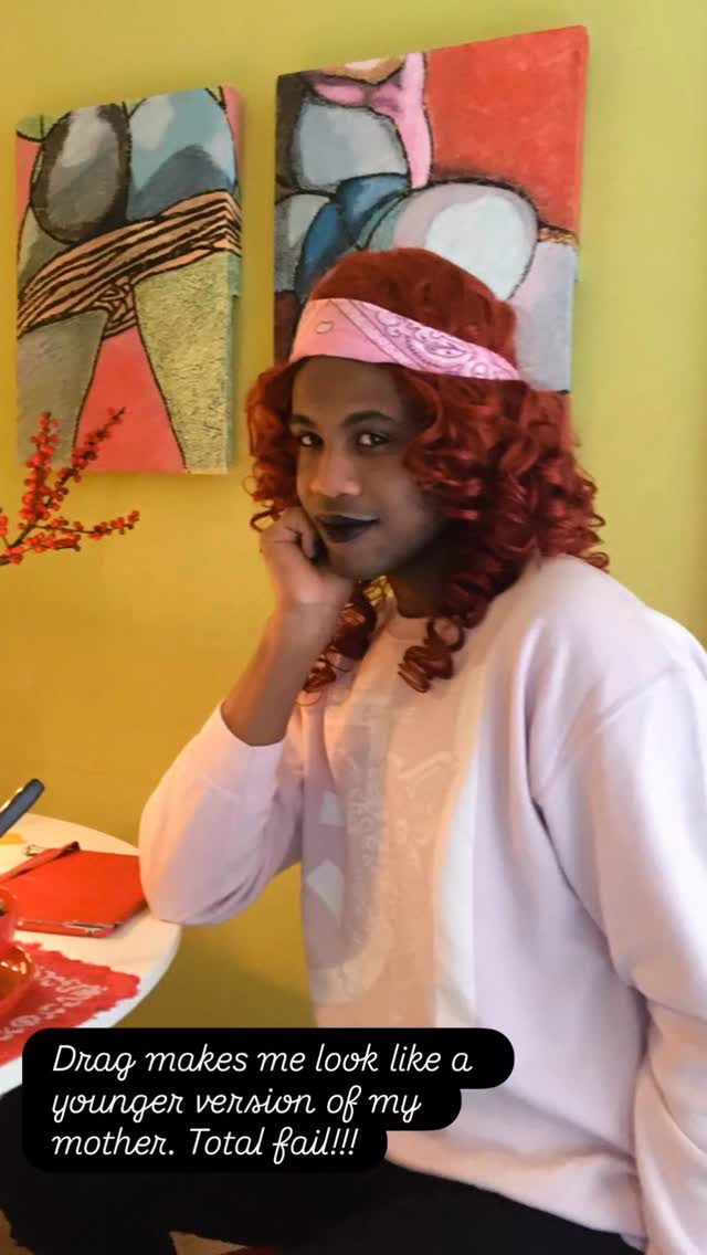 Serving face, curls, and just a hint of chaos 💋✨ Drag really has me out here looking like a younger version of my mother 😅 #DragFail or #DragFierce? You decide… 👀🔥
#DragLife #DragTransformation #ServingLooks #QueerArt #FierceAndFlawed #DragCulture #LGBTQ #ExpressYourself