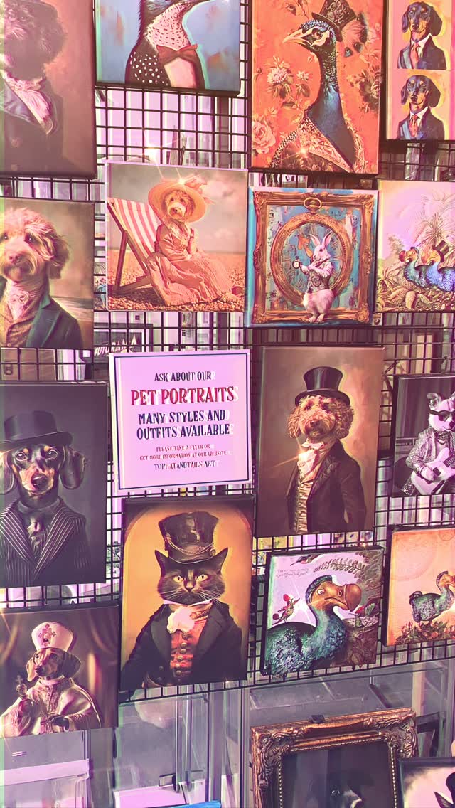 Your pet as a Regency character?!🤩loads of outfit choices for your future star!🌟⭐️#honiton #thesimpsonsart #petportrait #animalsinhats #petsoutfit