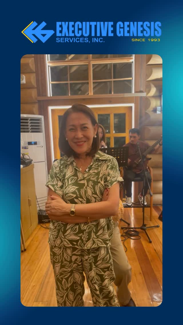 Our founder and CEO, Ms. @rhodacaliwara , got the memo. It’s officially Jose Mari Chan o’clock. 🎶🎄 Pasko mode: ON. #exegen #hiringph #MerryChristmas