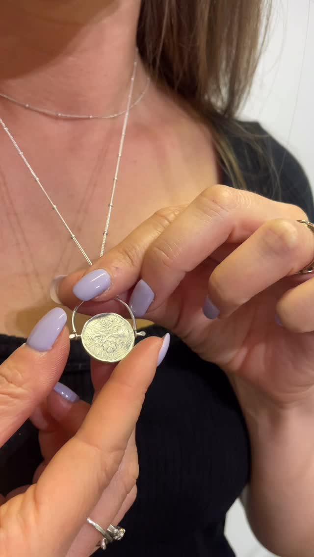 My lucky spinning sixpence! 🍀 Essential for your next adventure ✨ Only available from @holly.co