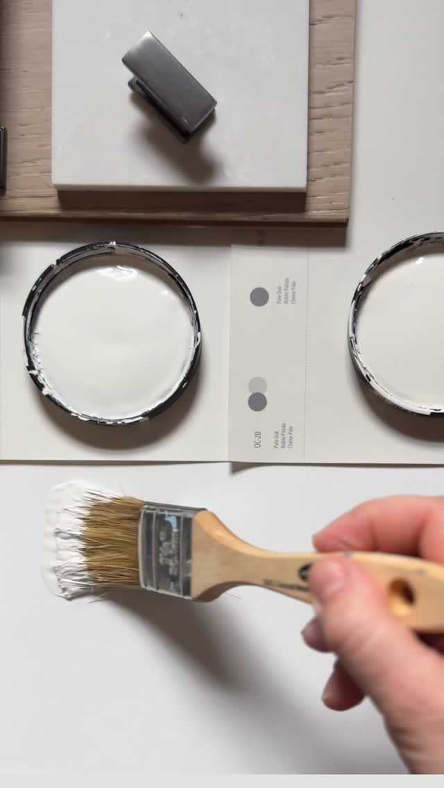 Looking for that perfect “greige” wall paint color?
Try @benjaminmoore Classic Gray or Pale Oak!
CLASSIC GRAY: Love the color - hate the name. If you’re expecting gray you will disappointed BUT this color is a beautiful warm gray with a creamy undertone. It looks beautiful under any light and is perfect for an all-over neutral wall paint color. Pair with a crisp white like Benjamin Moore Chantilly Lace on woodwork, trim or doors.
PALE OAK: Another popular neutral wall paint color, Pale Oak is a touch darker than Classic Gray. This warm gray leans away from the creaminess of Classic Gray and more into the beige/taupe tones. Pair with a crisp white like Benjamin Moore Chantilly Lace or a soft while like Cloud Cover on woodwork, trim or doors.
Have you used these shades at home? Let me know what you think in the comments!
There are more Benjamin Moore paint color reels weekly so don’t forget to like, share and follow!
#interiordesign #homedecor #designinspiration #benjaminmoore #paintcolor #paintcolors #paintcolorconsultant #paintcolorinspiration #interiorpaint #designinspiration