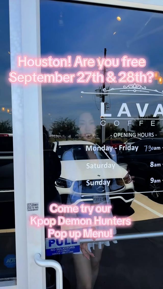 ✨💗Houston! Are you free September 27th & 28th?💗✨
💫 Help us seal the Honmoon & live out your Kpop Demon Hunter Dreams! 🌙
🌟💜Come Support local artists & vendors, win raffles & giveaways! And all around have a great time! 🩵
🌙RSVP with link in bio!🌙
#houstonevents #htxevents #houstonkpop #kpopevent #kpopdemonhunters #kpop #houston #houstonfoodscene #houstonfood #houstonfoodies #houstonfoodie #houstonfoodblogger #houstonfoodporn #houstoncoffee #htxcoffee #katyfood #katyfoodies #katyfoodie #katytx #events #jinu #huntrix #sajaboys #lavacoffee #katyasiantown #htx #htxfoodie #htxfood #htxfoodies #houstonvendors