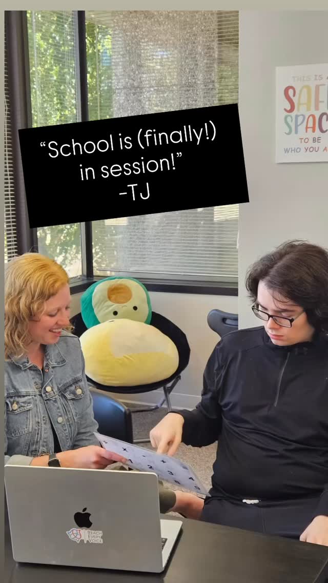 School is (finally!) in session! - TJ
We’re so thrilled to have All Minds Academy offering real academic options for students seeking high school diplomas. Thank you for presuming competence and providing pathways forward when other systems build barriers.
#PresumeCompetence #AcademicAccess #CommunicationAccess #NonSpeakingDoesNotEqualNonThinking #ReachEveryVoice #AllMindsAcademy #spellers #rethinkautism