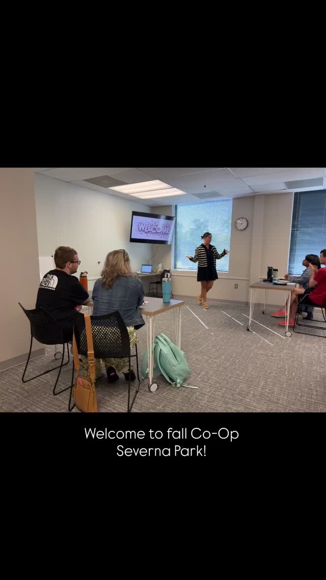 Co-Op is off to a great start in Severna Park today! We can’t wait to welcome our Gaithersburg crew back on Wednesday. #PresumeCompetence #ReachEveryVoice