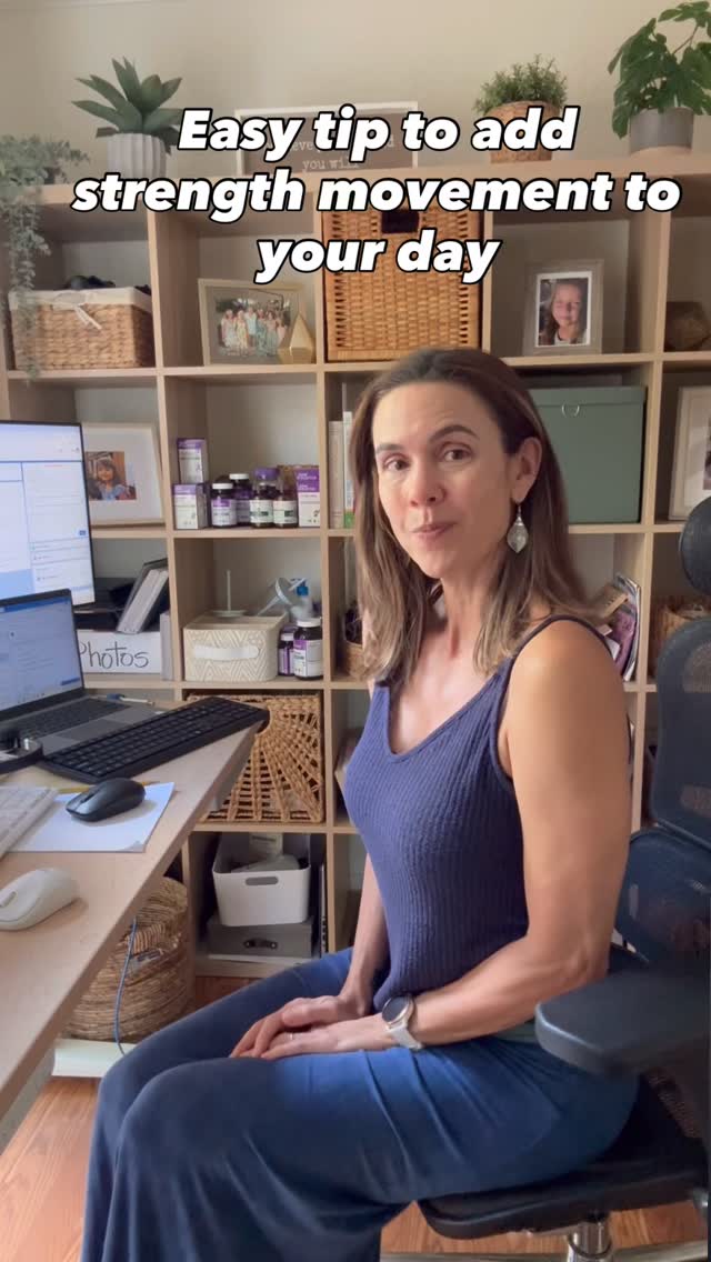 I started implementing this myself because I sit all day in front of my computer. Now I’m sitting even longer because I’m taking online courses.
My body started to give me signs: back pain, neck strain, knee pain.
So I started to set reminders on my phone. Every 39 minutes I take a short break and every 15 minutes I do chair squats.
It sounds silly but it totally works!
And the best of all: you get used to it - it becomes a habit!
This can be added calories throughout the day as it’s part of your NEAT - non-exercise activity thermogenesis - which can take up to 40% of your total caloric expenditure during the day.
Another advantage: you are working your muscles, specifically your quads.
So why not?
❤️,
Anna.
#womenshealth #menopause #healthyliving