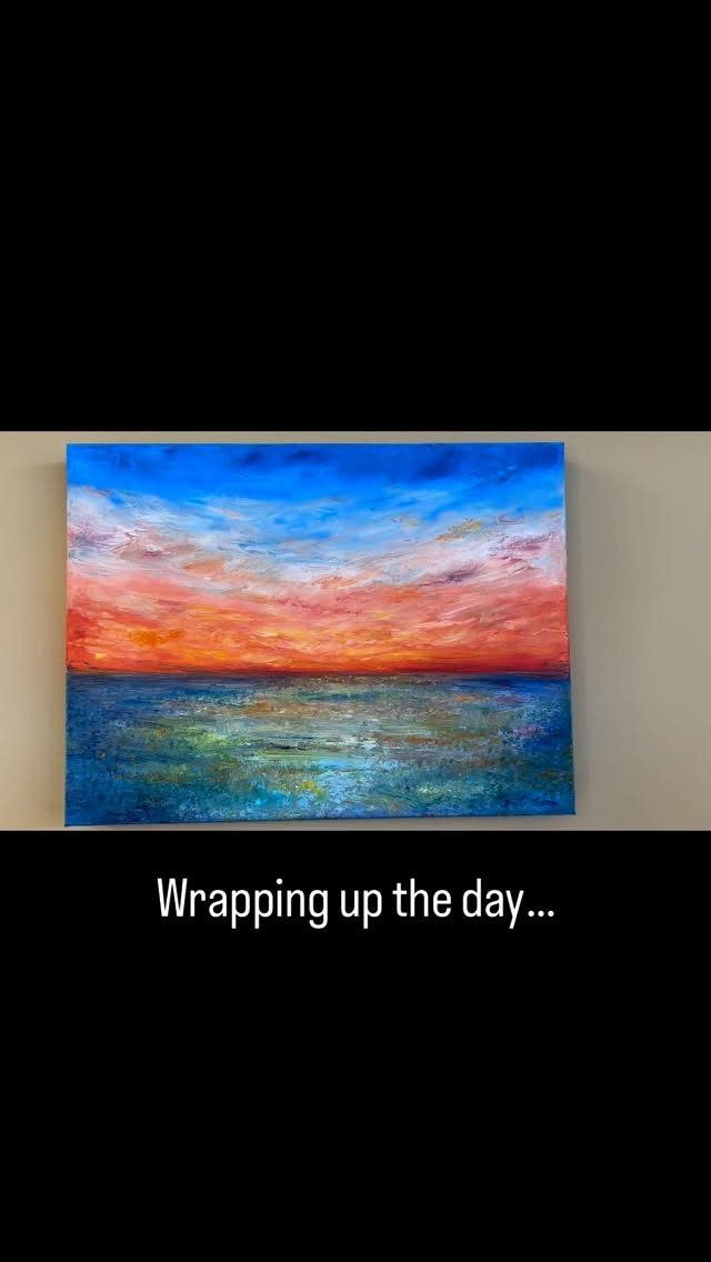 An abstract sunset
#seascape #sunset #oceans #waves #paintings #surfing #sunsetpainting