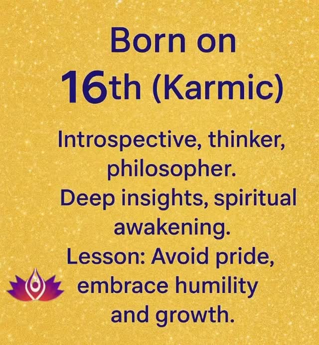 Birthday - Part 3
Unveil the secrets of the day you were born
16,17,18,19,20
Share with your friends and loved ones 🙏
#birth #birthday #secret #numerology