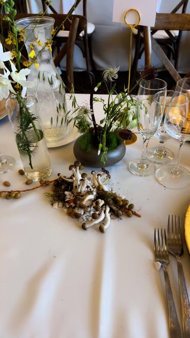Mushrooms aren’t just for the forest floor anymore! 🍄 This wedding proved it. The fun of using these unique, unconventional materials to create something beautiful and memorable is what keeps me passionate. Every stem, every cap, every detail tells a story. #MushroomMagic #WeddingFlorist
.
.
.
Venue&Planner @wedgewood.goldengateclub
.
.
.
.
.
.
#flowerbouquet
#flowers
#wedding
#modernbride
#weddingreception
#floraldesign
#bridesmaids
#bride
#bouquet
#saratoga
#campbell
#pleasanton
#redwoodcity
#weddingflorals
#sustainability
#weddingceremonydecor
#weddingceremony
#flowerartistry
#weddinginspiration
#weddingidea
#weddingarchflowers
#bayareaflorist
#weddingflowers
#weddingflorist