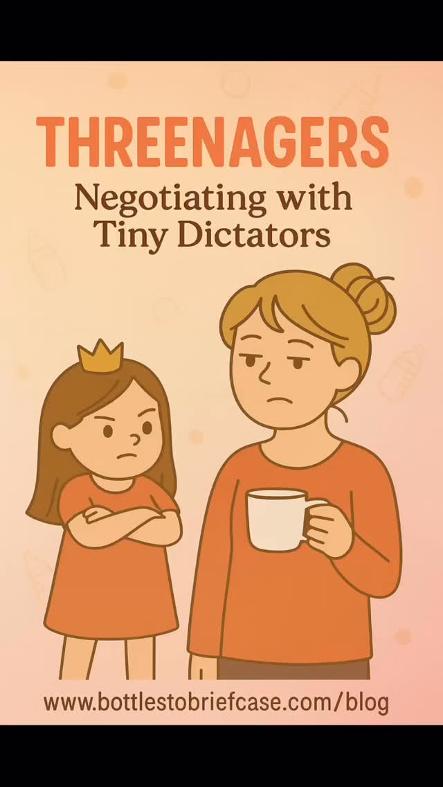 🚨 NEW BLOG OUT NOW 🚨
If you thought dating was dramatic, wait until you meet a threenager. Think tirades, power plays, and being told ‘NO SINGING!’ in your own car. 😂
Get ready for Threenagers, Dating & Dictators — live now!
👉 www.bottlestobriefcase.com/blog
#ThreenagerChronicles #TinyDictator #BlogDrop #MumLifeUnfiltered #mom #momlife #toddlerstyle