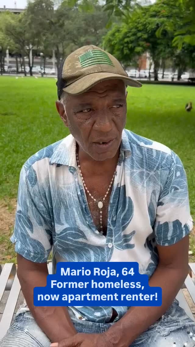 Mario! Cubanoamericano, 64 años, y ahora feliz inquilino de su propio departamento después de 6 meses sin hogar.
Después de dormir en la calle, fue derivado a un refugio temporal mientras desde Hermanos de la Calle trabajamos junto a él y al Homeless Trust para conseguirle una vivienda permanente. Gracias a esa colaboración, a su esfuerzo y también a un poco de suerte, Mario logró acceder a un departamento.
Este lugar forma parte de un programa de vivienda accesible, donde se reservan algunas pocas unidades para personas derivadas por el Homeless Trust. Suelen tener requisitos muy estrictos, pero Mario fue un gran candidato y pudo ser aceptado.
Hoy está agradecido por este nuevo comienzo, y su historia nos recuerda que, con apoyo y acompañamiento, siempre se puede salir adelante.
*******
Meet Mario, 64, cuban American, who is now proudly renting his own apartment after 6 months of homelessness.
After sleeping on the street he was placed at a temporary shelter while we worked alongside him and the Homeless Trust to secure permanent housing. Thanks to this collaboration, his dedication, and a bit of luck, Mario was approved for an apartment.
This unit is part of an affordable housing program where a small amount of units are set aside for people referred by the Homeless Trust. These units often have strict requirements, but Mario was an excellent candidate and got accepted.
Mario is grateful for a fresh start, and though every case is unique, his journey is a powerful reminder of what’s possible when the right support comes together.
🏠✨ #FromHomelessToHome #AffordableHousing #CommunitySupport #HermanosDeLaCalle #HDLC
#homelessTrust DeSinHogarAHogar #ViviendaAccesible #ApoyoComunitario #HermanosDeLaCalle