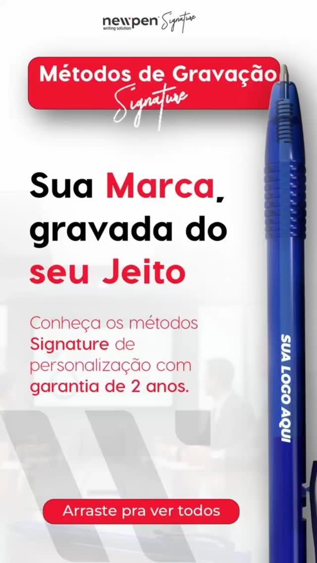 Veja qual o melhor método e modelo de caneta para o seu negócio conosco.
Clic no link da bio e faça seu orçamento agora!