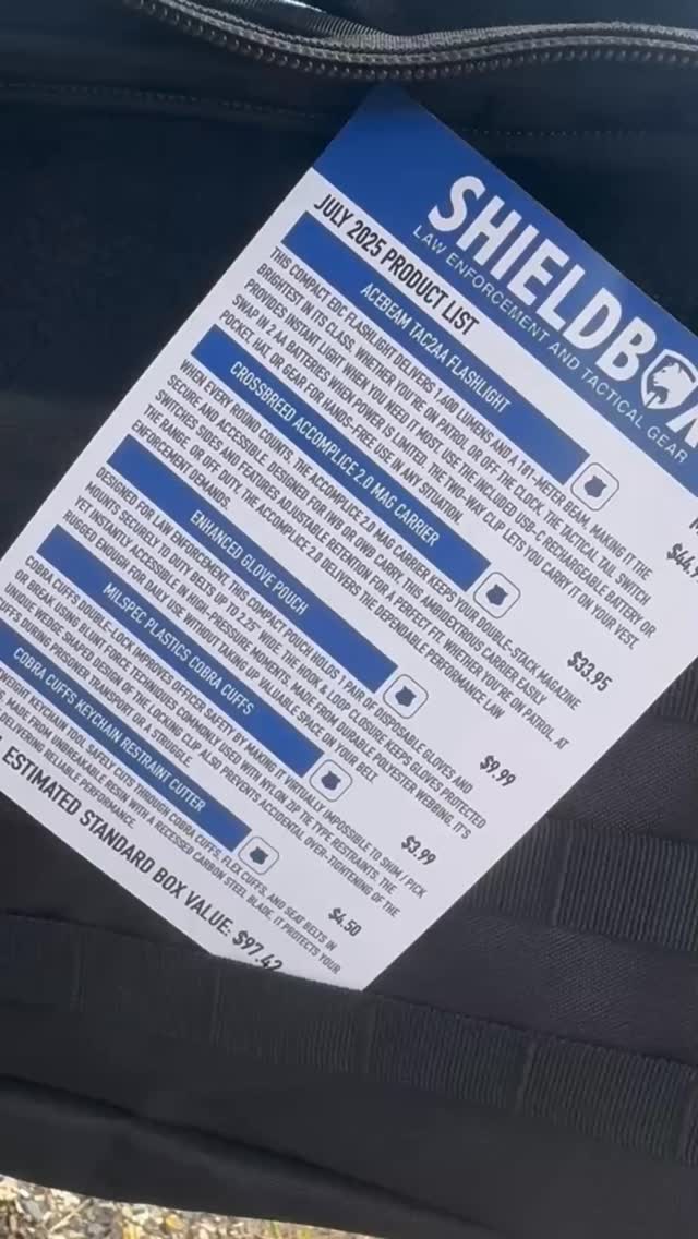 Bigger. Better. Packed with more gear.
Our July PRO Membership ShieldBox has leveled up.
Did we mention..it’s BIGGER than before?
#ShieldBox #ProMembership #GearUp #EveryDayReady