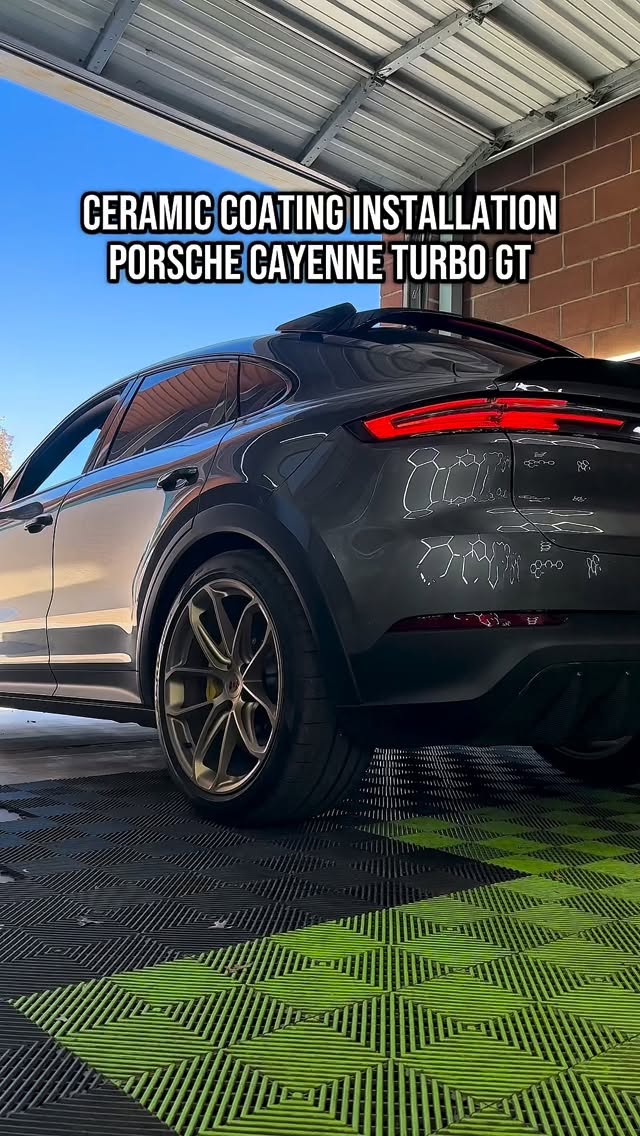 What is a ceramic coating & what does it do? 🤔
.
A ceramic coating is a liquid polymer, applied to a vehicles surface to create a durable, protective layer that chemically bonds to the clear coat. 🔥
.
It benefits you by forming a hard, hydrophobic barrier that repels water and contaminants like dirt, grime, tree sap, and bird droppings. Making the car easier to clean, protecting it from UV rays & oxidation! 🤝
.
If your looking to protect your investment. Message us and let’s book your free quote appointment today! 🧼