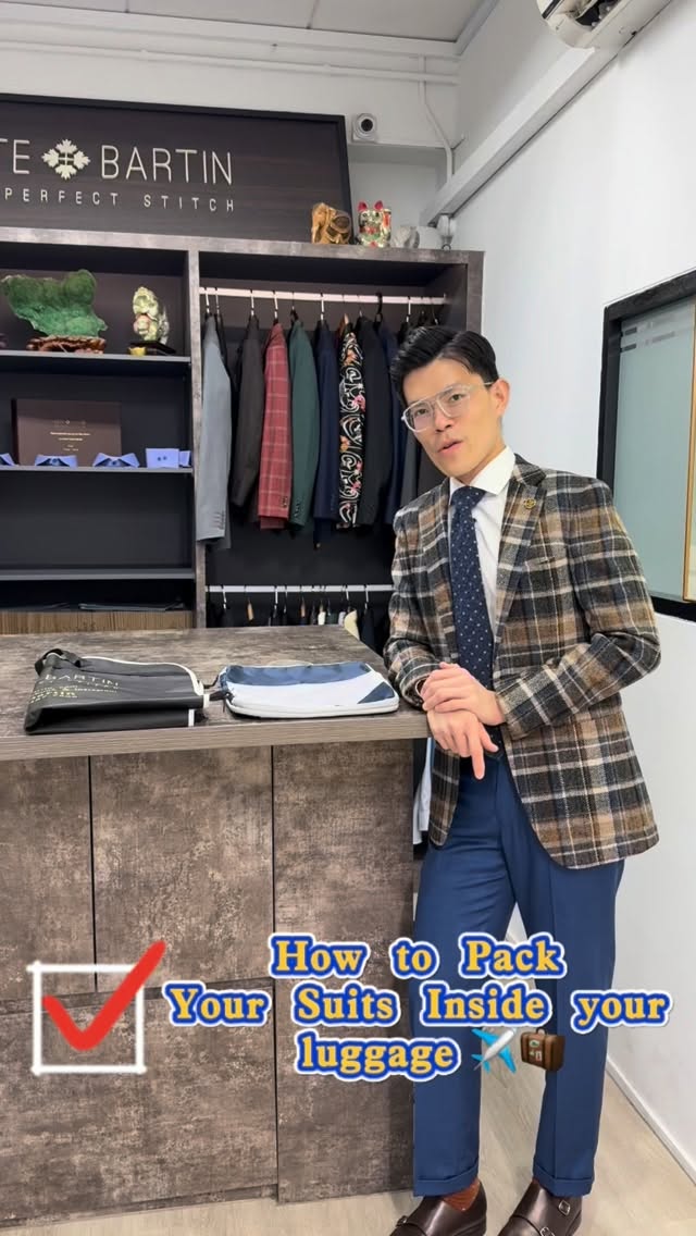 ✈️👔 Travel smart: Learn the right way to pack your suits inside your luggage!!
#estebartin #sgtailor #madetomeasure #tailormade #ToaPayohtailor #fashiontips