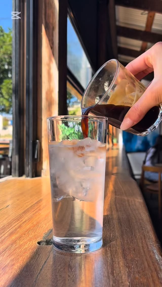 New bevies! Come down and try this weekend! Iced Long Black with Matcha Cream Foam! 🍃☕️