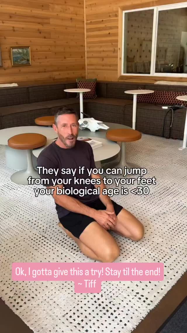 Ok, ya'll, I had to try this!!
Can you pass this biological age test? ⬇️
This knee-to-feet jump supposedly reveals if you’re biologically under 30. Watching us attempt it was equal parts inspiring & humbling 😅
Other mobility indicators of biological youth:
• Sitting cross-legged without discomfort
• Standing on one leg for 43+ seconds
• Deep squatting with heels down
• Touching toes without bending knees
Here’s the truth: age is just a number when you’re taking care of your body. Eat animal-based whole foods, move daily, and prioritize sleep - a great formula for keeping your biological age young 🥩 🏃🏽 🛏️
👉🏻Go ahead, try it & report back…we’ll wait 😏