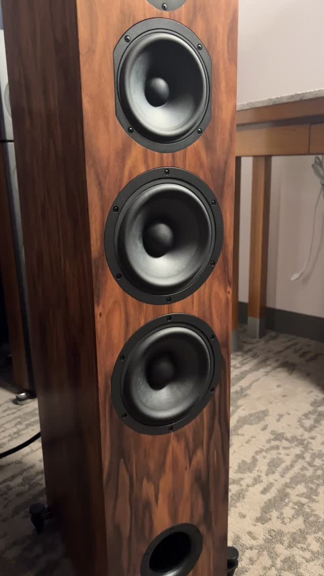 ⭐️⭐️⭐️⭐️⭐️ “End game speaker for me” I just finished these yesterday. I can’t stop listening!…A few weeks ago I bit the bullet and bought the 3TDXs with the upgraded crossovers and Amber caps. These speakers are such a great match in my 25k+ system.
You may think these are just 1TDXs with more bass. NOT! These speakers do share the same DNA but have their own identity. Starting at the top, they have the same sweet tweeters as the 1TDXs. The highs are clear and sweet with sparkle, never harsh. The mids are more forward than the 1TDXs but not harsh. I would say they add to soundstage depth.
The vocals are more fleshed out and make the singer sound like they are right there with you.
As for bass, let’s just say I took out the subs. The bass has impact you can feel and will surprise you at times. They go as low as I would ever need.
Soundstage is deep and every bit as wide as the 1TDXs. Imaging is pin point. I believe you would have to spend at least double or more to get any significant gains. For me, these are end game speakers. I want for nothing more. If you can swing these, you won’t be sorry.” -James L.
Thanks for the review James!
CSS Criton 3TD-X
CSS-audio.com