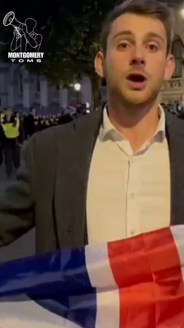 🚨: AT A PRO- PALESTINE DEMO WITH OUR FLAG 🇬🇧🇬🇧🇬🇧
Currently at Whitehall defending our great country. I'm not here to get into a pro-israel or pro-palestine debate - I'm here to show I am PRO-UNITED KINGDOM!
People are wearing masks, abusing our flag, being aggressive and refusing to engage in a decent conversation.
It's insane that in our country it is now CONTROVERSIAL to home OUR FLAG! Nobody here supports our flag or country - which is INSANE.
I actually never intended to be here, I was at a pub and was passing through! I went to London gift shop and bought a flag - looks like my evening out has been cancelled! But sacrifices must be made 😉😂
FREE ENGLAND 🏴🏴🏴
Please note: all views are my own.