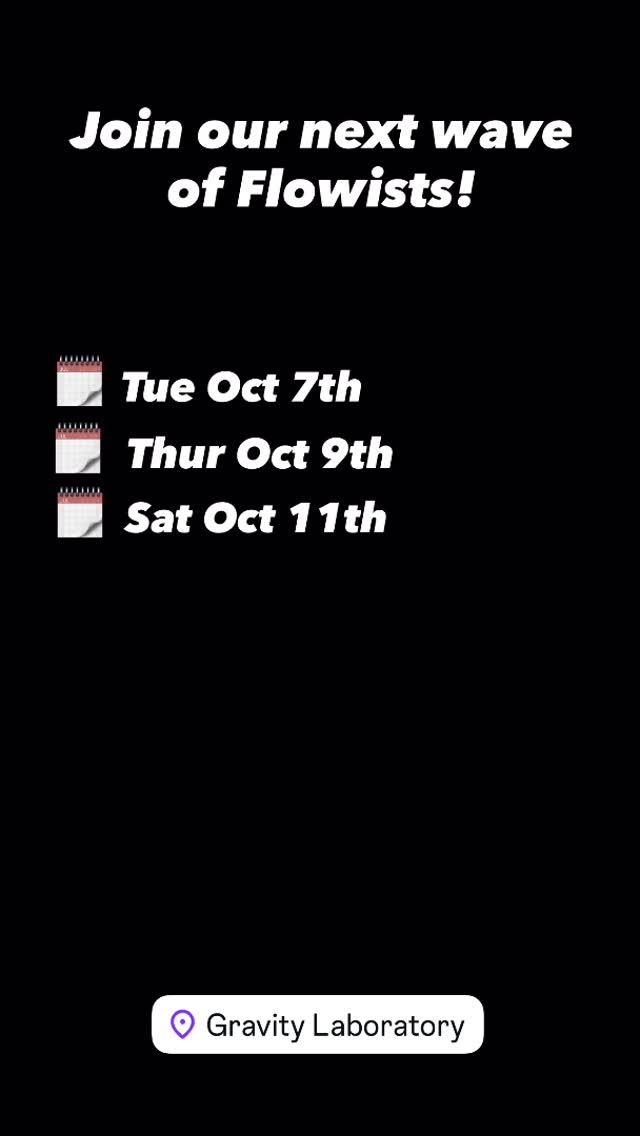 Come try:
6am Tuesday 7 October
6pm Thursday 9 October
8:30am Saturday 11 October
Choose any 1, 2 or all 3 of these sessions to explore. Beginner friendly with Saturday having a dedicated coach just for those trying.