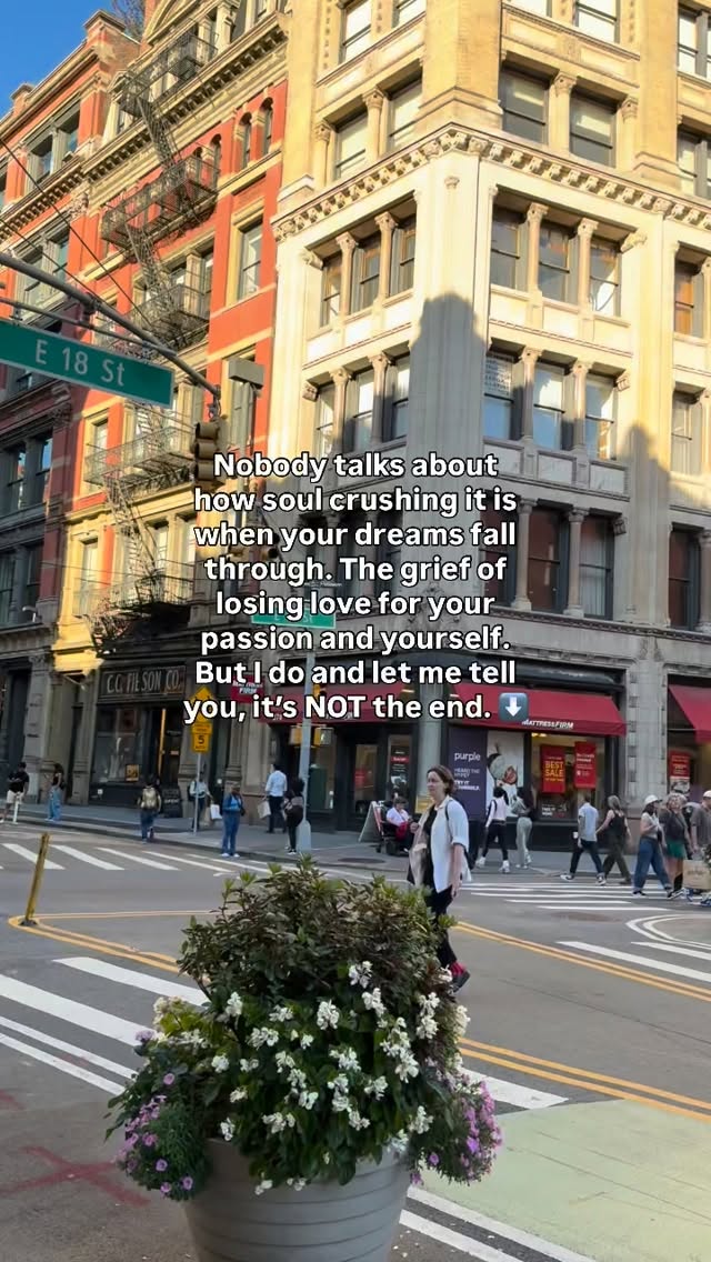 I lost my love for singing and for myself when my dreams were ripped out from under me.
Backstory: I was getting a double masters for voice and teaching at NYU - I fully planned on being on Broadway
Until the pandemic sent me home and my life started to unravel. 
The physical grief of this didn’t make sense to me. No one understood it, so I felt like a burden talking about it.
But let me tell you, I figured it out and didn’t only heal, but I found clarity AND an unshakable love and confidence in my music, my trajectory, and my self!! 
I realized that my “aloneness” was an illusion- soooo many artists have gone through this too and felt stuck 
I knew that I could actually help my students and other artists if I just took what worked for me and made a method, so I did.
It took me time, $, and lots of painful guessing, but I landed in the right hands and got the help I needed…
And the method I formed from allll of that training has turned into the best program and community where you don’t have to 
⏰ wasteeee time searching and guessing 
💰pay me for the rest of your life like with others
😣 feel alone and lost
☠️ give up on yourself 
So take this as a sign: ITS NOT THE END OF THE ROAD FOR YOU OR YOUR PASSION. You just haven’t had the right guidance or direction yet. 
If you want a lil bit of this method, DM or comment “FREE” and I’ll send you my free training 💙💙💙💙
You’ve got this,
Emily