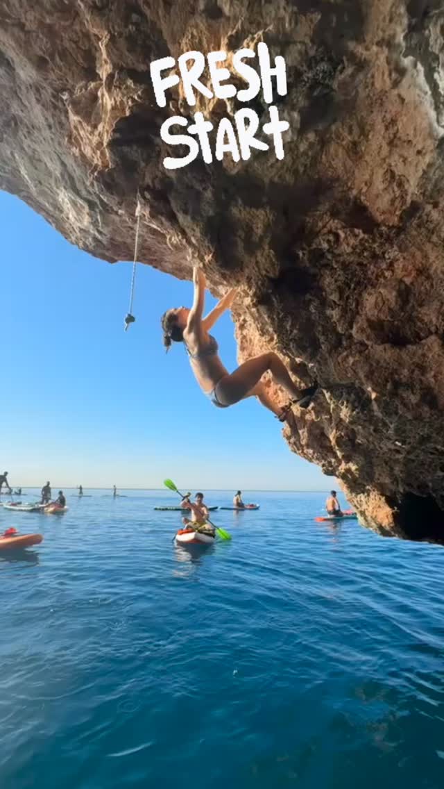 A fresh start of the new season! ✨🥳 In the meantime the temps dropped rapidly in Geyikbayiri. Let the climbing begin! 🔥