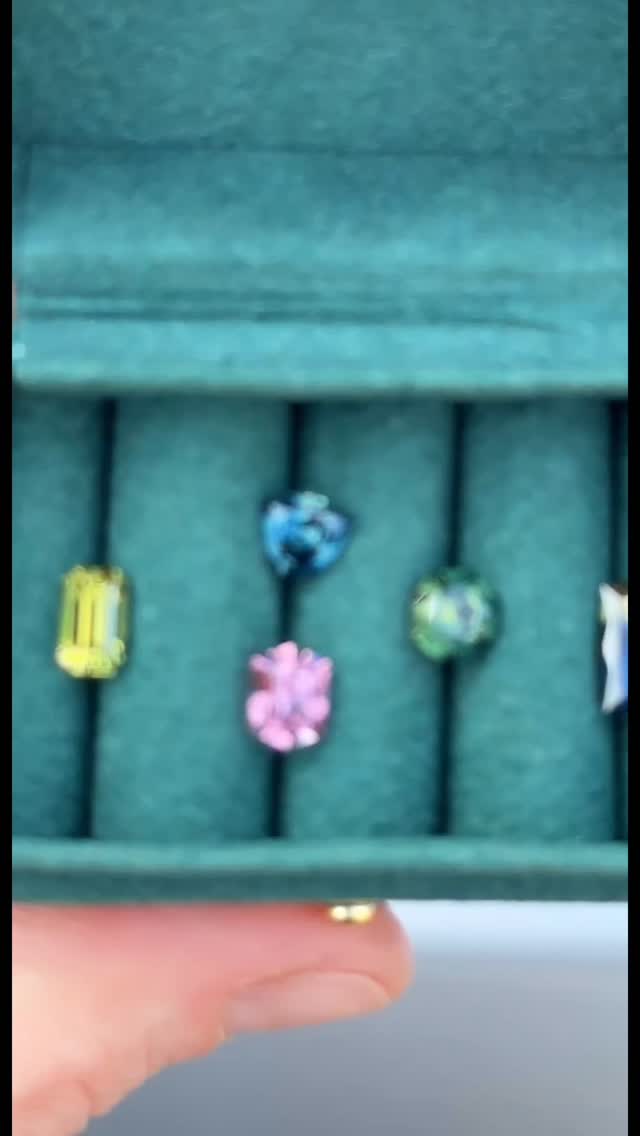 A vibrant line up of colours and cuts!
Showing the individual beauty of each stone,
from the bubbly sparkle of pink tourmaline to the stunning Australian sapphires with an impressive array of exotic colours and chosen cuts, every stone is uniquely beautiful.
Each piece is expertly cut in house and perfect for that eye catching centre stone in any design. Which gem will inspire your next creation?
Available now
Ranging from 0.70ct - 1.10ct
To view our available Sapphires, Fine Hand-made jewellery and Designs - DM, email sales@thehouseoffacets.com.au or visit our website to book an online or in-studio appointment today
www.thehouseoffacets.com.au
#australiansapphire #partisapphire #sapphirering #engagementring #bespokering #australiansapphire #jewellerydesigns #australianjeweller #sapphire #australianjewellery #australianjewellerydesigner #sydneyjeweller #melbournejeweller #brisbanejeweller #naturalsapphire #ringsofinstagram #unheatedsapphire #oneofakind #finejewelry #handmadejewellery #hexagonsapphire #emeraldcutsapphire #sapphirependant #bluesapphire #yellowsapphire #ovalcut #greensapphire #tourmaline #pinktourmaline #trilliant