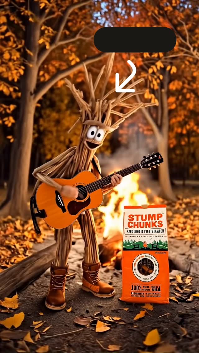StumpChunks lights fast all natural, no fuss! No chemicals, no additives, just a fire you trust 🔥
What do you think? Catchy tune? 🎵
#campfiresong #firestarter