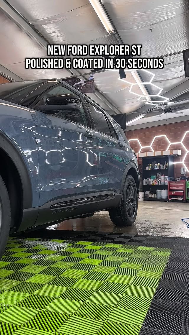 Got a new vehicle? Protect it ASAP! 🤝
.
This new Ford Explorer came in for a one step polish with a 3 year ceramic coating. They also added our interior & plastic trim coatings as well! 🔥
.
If your looking to protect your vehicle with a ceramic coating or even PPF, shoot us a message. We’re always excited to help you out with your autocare needs! 🧼