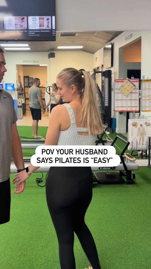 Breton says Pilates is “easy”, so I thought I’d show him just how easy it is 😜