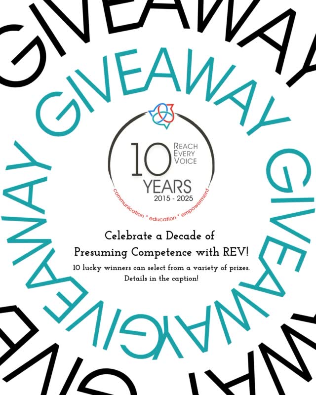 We’re celebrating 10 years of Reach Every Voice!
For a decade, we’ve built community, taught communication, and supported access to education for nonspeaking and unreliably speaking learners.
To say thank you, we’re hosting some pretty sweet giveaways.
Ten lucky winners will get their choice of:
* One month of Adaptiverse AI Lesson Generation
* Enrollment in our Accessible Academics or Phonics for Nonspeakers course
* Enrollment in a recorded student course
* Or a free Speller’s Companion eBook
How to enter:
1. Follow @ReachEveryVoice here and on Facebook
2. Like this post
3. Tag a friend who’d love this
4. Comment “decade” here and we’ll send you the link to the giveaway form!
Thank you for helping us make communication accessible for every voice.
#ReachEveryVoice #AAC #NonspeakingAutism #CommunicationAccess #PresumeCompetence #InclusiveEducation #REVAccessAbility #Giveaway #AACCommunity #AutismAcceptance #SpecialEducation #EveryoneBelongs