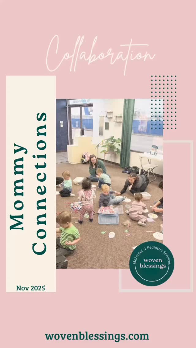 Play with Purpose Mommy Connections Tot Group with OT💕
Thanks for visiting and sharing your sweet kiddos with us! It was a lovely afternoon!
#wovenblessingsot #playwithpurpose #connection #mommyconnections