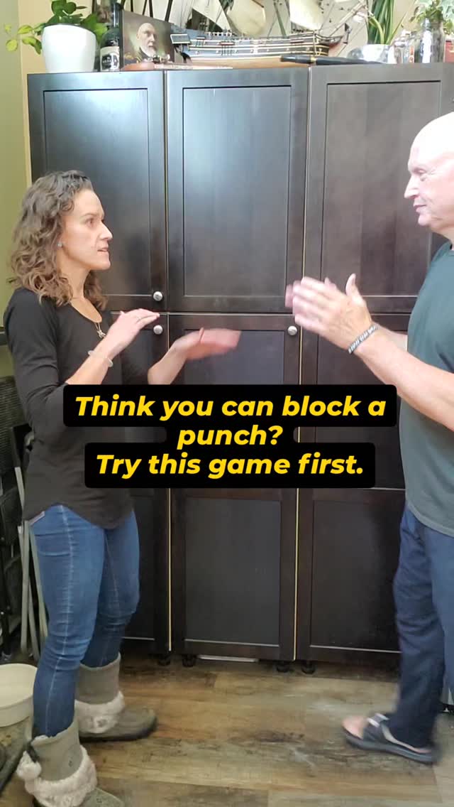 Think you can block a punch? Try this game first!
In part two of our reaction-training series, we add blocking.
👊 Partner A tries to tag the top of Partner B’s head.
🖐 Partner B’s job is to block.
🔄 Switch roles.
🔥 Then level up — both tag and defend at the same time.
What looks like a game actually trains reflexes, timing, and hand-eye coordination — the foundation of effective self-defence.
You’ll start noticing your reaction speed improve in just a few minutes.
✉️ Save this for later so you can go back to it later, and send it to your partner!
#selfdefence #kravmaga #reactiontraining #awareness #edmontonfitness #talonpointdefence #trainwithpurpose