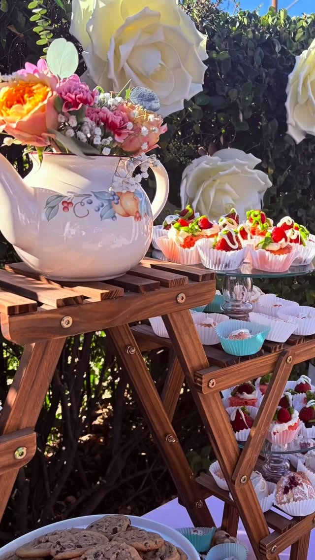 Tea Time Baby Shower on the veranda #babyshower #lavillabella #events #babyshower #shopupland #coordinator #teaparty #venue #newremodledvenue