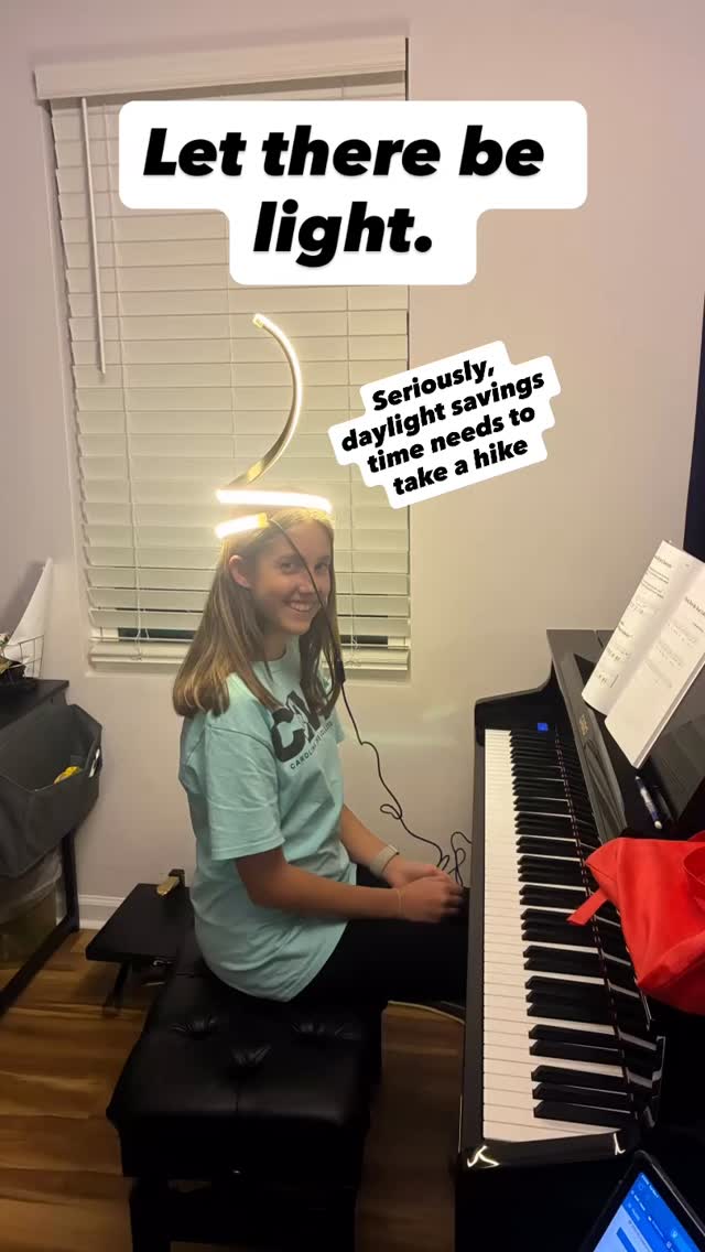 Daylight savings time needs to go away already.
#pianoteacher #pianoandviolin #pianolessons #music #violinlessons #piano #violin #lessons #yeahthatgreenville #musictheory