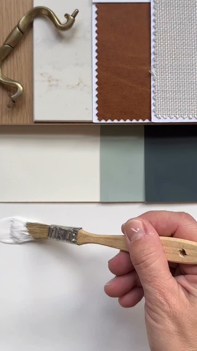 Colors for adjoining rooms.
When choosing paint colors, don’t forget to consider how they will flow from one space to the next.
How would I style a kitchen, living room and dining room?  Keep scrolling to see my picks from this year’s @benjaminmoore Color Trends 2026 collection.
BENJAMIN MOORE SWISS COFFEE: A designer favorite! A warm creamy shade with a hint of gray and a slight green flash, this paint color looks stunning on kitchen cabinet and pairs beautifully with oak, maple or walnut.
BENJAMIN MOORE RAINDANCE: A cool and quiet green with a subtle gray hint, this shade reminds me of sea glass.  In rooms with abundant natural light, the green tones will come through. In north facing spaces Raindance will feel cooler with more blue undertones.
BENJAMIN MOORE NARRAGANSETT GREEN:  A mixture of blue and green, this blackened teal is moody and sophisticated.  It’s perfect for color drenching small rooms like dining rooms (or a bathroom)!
How would I style these paint colors in your home? 
Comment FLOW and I will DM you a link to my free moody boards with curated furniture and decor from your favorite home brands.
#interiordesign #benjaminmoore #paintcolors #homedecor #designinspiration #interiorpaint