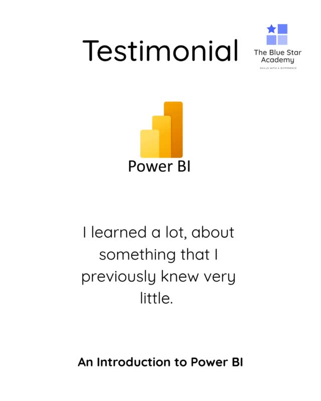 If you want to unlock your digital potential, why not work with The Blue Star Academy?
I specialise in delivering top-tier training courses in Microsoft Excel and Power BI.
Visit my website and sign up for my mailing list to keep updated with the latest news on how I can help your business.
www.thebluestaracademy.co.uk
✔ 2249 happy students
✔ 290 tailored training solutions
✔ 19 years of hands-on industry experience
✔ 11 years of expert-led teaching
#DigitalSkills #Excel #Word #PowerBI #TheBlueStarAcademy #LearnWithUs