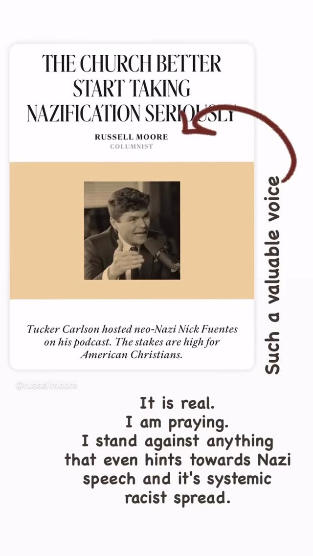 Permanent home for this story. Find the @russellmoore @ct_mag article in the link in his bio